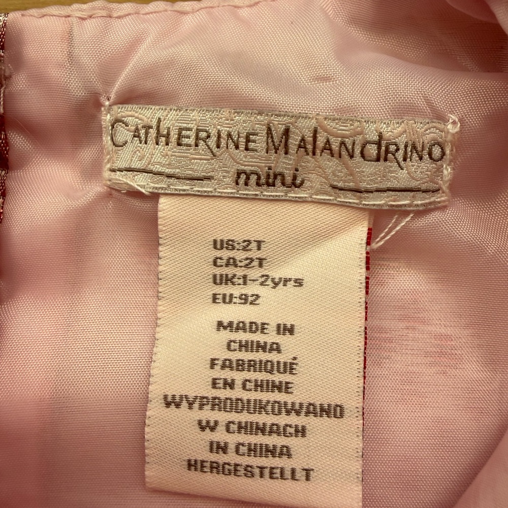 Catherine Malandrino Pink Tulle Shimmer Dress - Picture 5 of 9